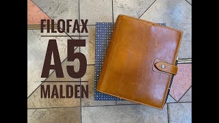 Filofax A5 Malden Planner SetUp Organize in style [upl. by Hoeve]