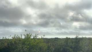 SpaceX Falcon Heavy USSF44 Side Core Booster Landing SONIC BOOM [upl. by Annaer]