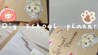 diy ✨💫 school planner 💫 [upl. by Ja]