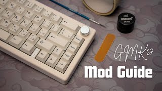 GMK67 Modding Guide  BUDGET Creamy King [upl. by Mcclenaghan891]