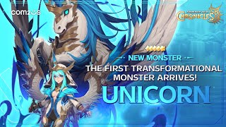 Summoners War Chronicles NEW MONSTER  Unicorn [upl. by Trainor]