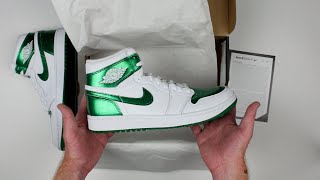 Air Jordan 1 High G Spikeless Golf Shoes  WhitePine Limited Edition Unboxing  GolfLockercom [upl. by Kavanagh86]