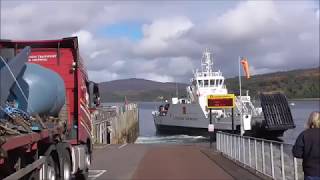 Lochaline to Fishnish Ferry Mull Ferry [upl. by Celeski]