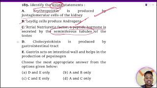 Identify the wrong statements  A Erythropoietin is produced by juxtaglomerular cells of the [upl. by Nirre125]