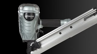 Hitachi 35 Degree 312in Clipped Head Framing Nailer  NR90ADPR [upl. by Nol644]