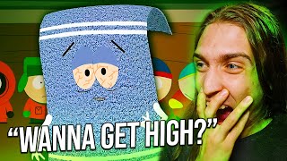 SOUTH PARK  TOWELIE S5 E8 REACTION [upl. by Erdnua]