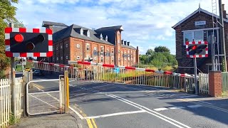 Rare Crossing Driffield Skerne Road Level Crossing East Riding of Yorkshire [upl. by Odlanar]