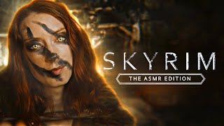 Skyrim The ASMR Edition 🏹 Aela The Huntress Carefully Tends To Your Wounds Personal Attention [upl. by Kcirdneked]