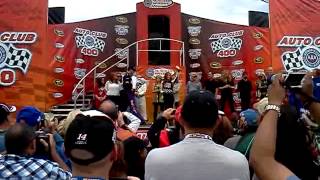 nascar fontana 2012 driver intros front row [upl. by Aniala]