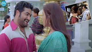 Ashok Telugu Movie  Jr NTR And Sameera Reddy Kissing Scene  iDream Eluru [upl. by Walcoff]