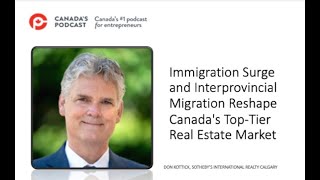 Immigration Surge and Interprovincial Migration Reshape Canadas TopTier Real Estate Market [upl. by Susy]