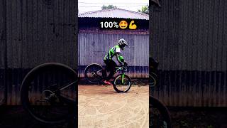 Cycle 1🤢 to 100🤩💪 Rolling Stoppie shorts cycle stunt [upl. by Einram]