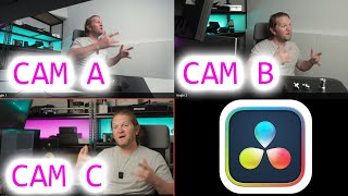 Multicam Masterclass  how to Edit with Multiple camera angles in DaVinci Resolve 18 [upl. by Tompkins803]