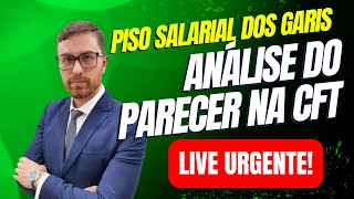 Piso Salarial dos Garis  LIVE Urgente sobre o parecer do Relator [upl. by Allister]