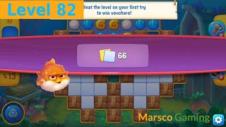 Fishdom – Level 82 Hard  Match3 Puzzle [upl. by Aneris]