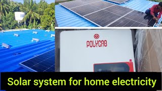 Polycab 36kw InverterAxitec German Mono Perc Solar Panel [upl. by Iuq450]