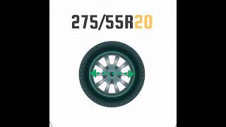 Tire Size 27555R20 in inches 27555R20 [upl. by Billen]