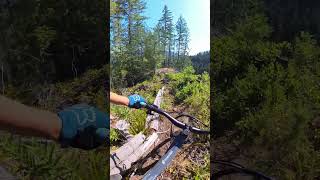 Sick slab on Upper Steam Donkey Fairservice Fun🗻 mtb steepsshred slab [upl. by Ed]