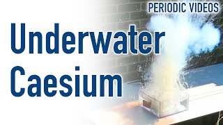 Underwater Caesium  Periodic Table of Videos [upl. by Nirrej]