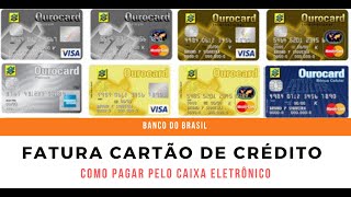 Como ver a fatura do cartão e pagar pelo caixa eletrônico  Dicas 💳💲✅ [upl. by Akessej]