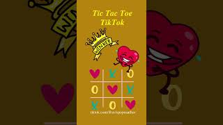 Tic Tac Toe TikTok Winner TikTok TicTacToe TikTokBan Winner Funny Love [upl. by Poler]