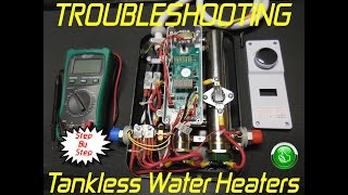 Troubleshooting Tankless Water Heaters In MINUTES  Step By Step [upl. by Anem]