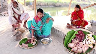 Chicken LiverGizzardampTengri recipeএইভাবে একটু ঝাল ঝাল করে মাংস রান্না করে খেতে সবথেকে ভালো লাগে [upl. by Namya]