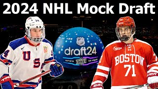 2024 NHL MOCK DRAFT  FINAL 32 Picks [upl. by Inol156]