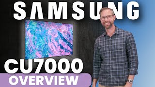 2023 Samsung CU7000 LED TV Overview [upl. by Oisangi524]