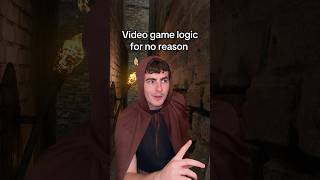 Video game logic for no reason 😂 comedy videogames skyrim residentevil fallout [upl. by Kisor]