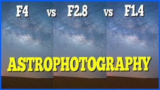 Astrophotography f4 vs f28 vs f14   With DOWNLOADABLE IMAGES [upl. by Adnowal223]