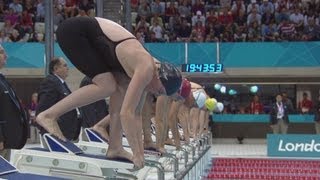 Allison Schmitt Sets New Olympic Record amp Wins 200m Freestyle Gold  London 2012 Olympics [upl. by Eelhsa880]