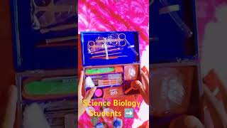 Biology Practiicle BoxDissecting Box content All necessary instrumentslike necessary knife [upl. by Con]