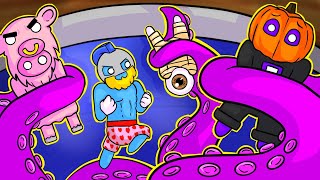 Attacked By Giant Tentacles  The Oddities Play Gang Beasts [upl. by Nnalorac]