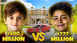 Ronaldo Jr vs Thiago Messi  Skills  Lifestyle  Net Worth [upl. by Urdna]