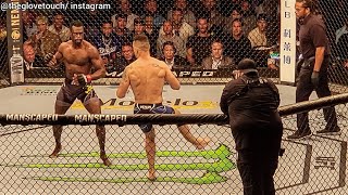 chris weidman breaks his leg crowd reaction [upl. by Felton256]