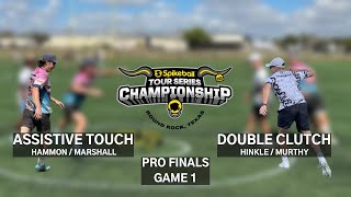 2022 STS Championship  Pro Finals  Game 1  Assistive Touch v Double Clutch  Spikeball Roundnet [upl. by Aiyot121]