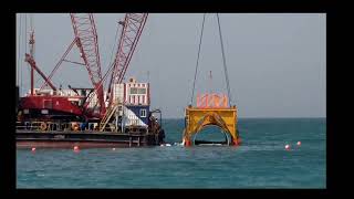 Offshore under water pipe line installation [upl. by Ryan]