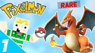 Dansk Minecraft  Pixelmon 1 EN RARE POKEMON [upl. by Adahsar298]