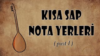 Kısa Sap Bağlama Nota Yerleri Neresi Part 1 [upl. by Enitsugua]