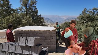 Nomadic Life Completing the Roof of the Bathroom and Toilet with Hashem’s Help 🚿🛀 [upl. by Condon]