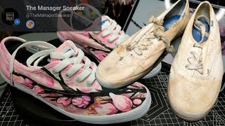 how to custom shoes old Keds [upl. by Marita]