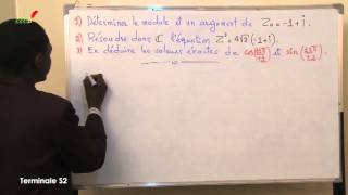 Exercices  Terminale  Mathématiques  Nombres Complexes et Racine Nième 01 [upl. by Tippets65]