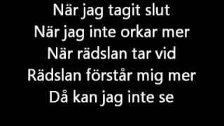 Hos Dig Är Jag Underbar  Patrik Isaksson lyrics [upl. by Madonna665]