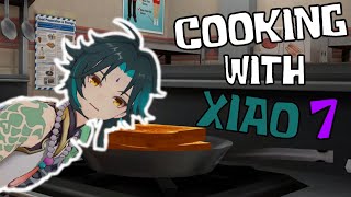 Cooking with Xiao 7 Genshin VR [upl. by Mcloughlin]