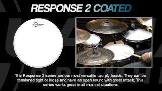 Response 2 Coated Drumheads [upl. by Honey]