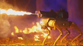 Would You Buy This Flamethrowing Robot Dog [upl. by Nahsad]