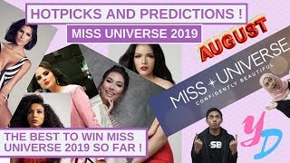 MISS UNIVERSE 2019 HOT PICKS AND FAVORITES  AUGUST UPDATES YDTalks Episode 59 [upl. by Adila]