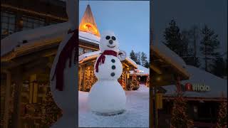 End of winter in Santa Claus Village 🥰🎅🦌🎄 Rovaniemi lapland finland christmas shorts [upl. by Sheila579]