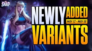 New Variants Coming to Marvel Snap May 12  May 18 GIVEAWAY [upl. by Adnilym]